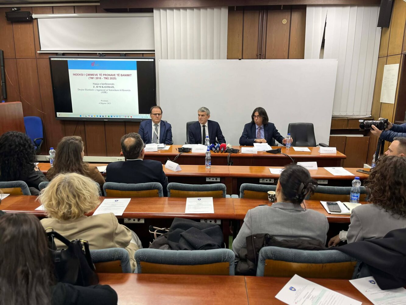 ASK publikon Indeksin e Çmimeve të Pronave Banesore  Çmimet në rritje  Prishtina kryeson me 6 5 