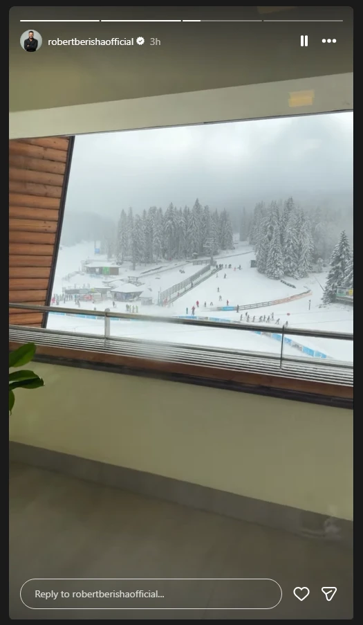 Nora Istrefi dhe Roberti bashkë në pushime dimërore