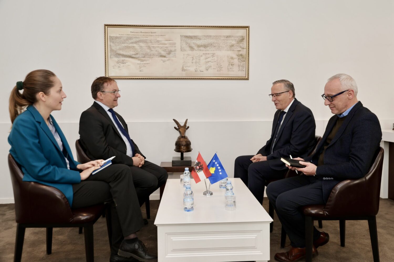 Hamza pret Ambasadorin e Austrisë  e falënderon për përkrahjen e vazhdueshme ndaj Kosovës