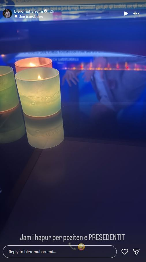 Blero  Jam i hapur për pozitën e Presidentit