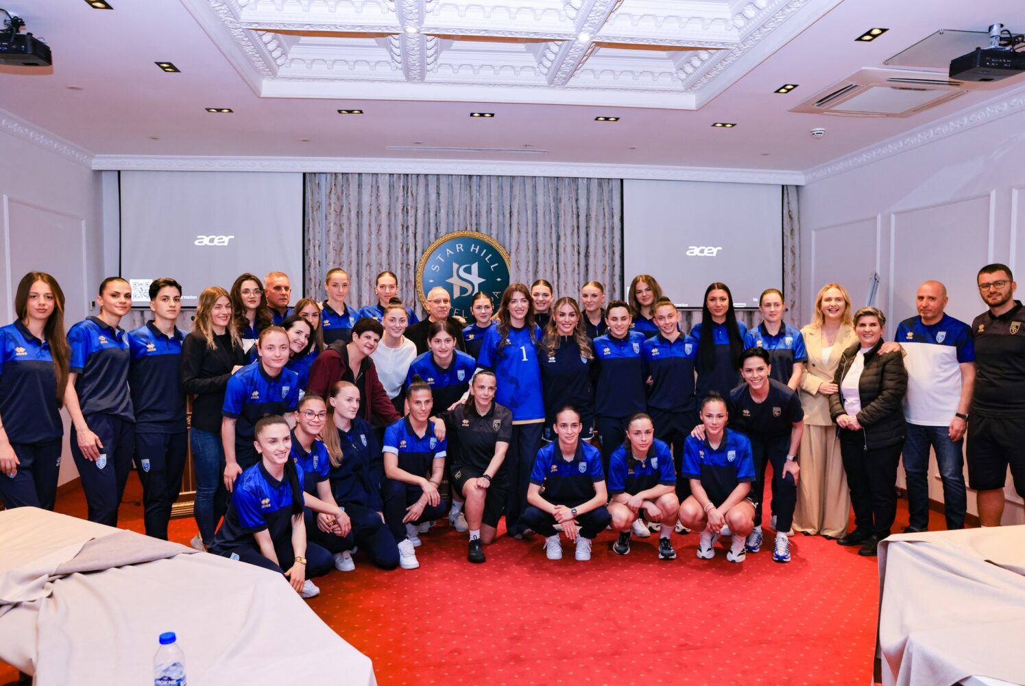 Haxhiu viziton FFK në prag të ndeshjes së Kosovës ndaj Bullgarisë