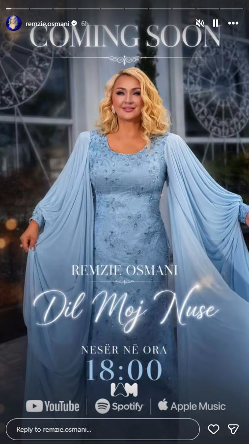 Remzie Osmani po vjen me këngë të re
