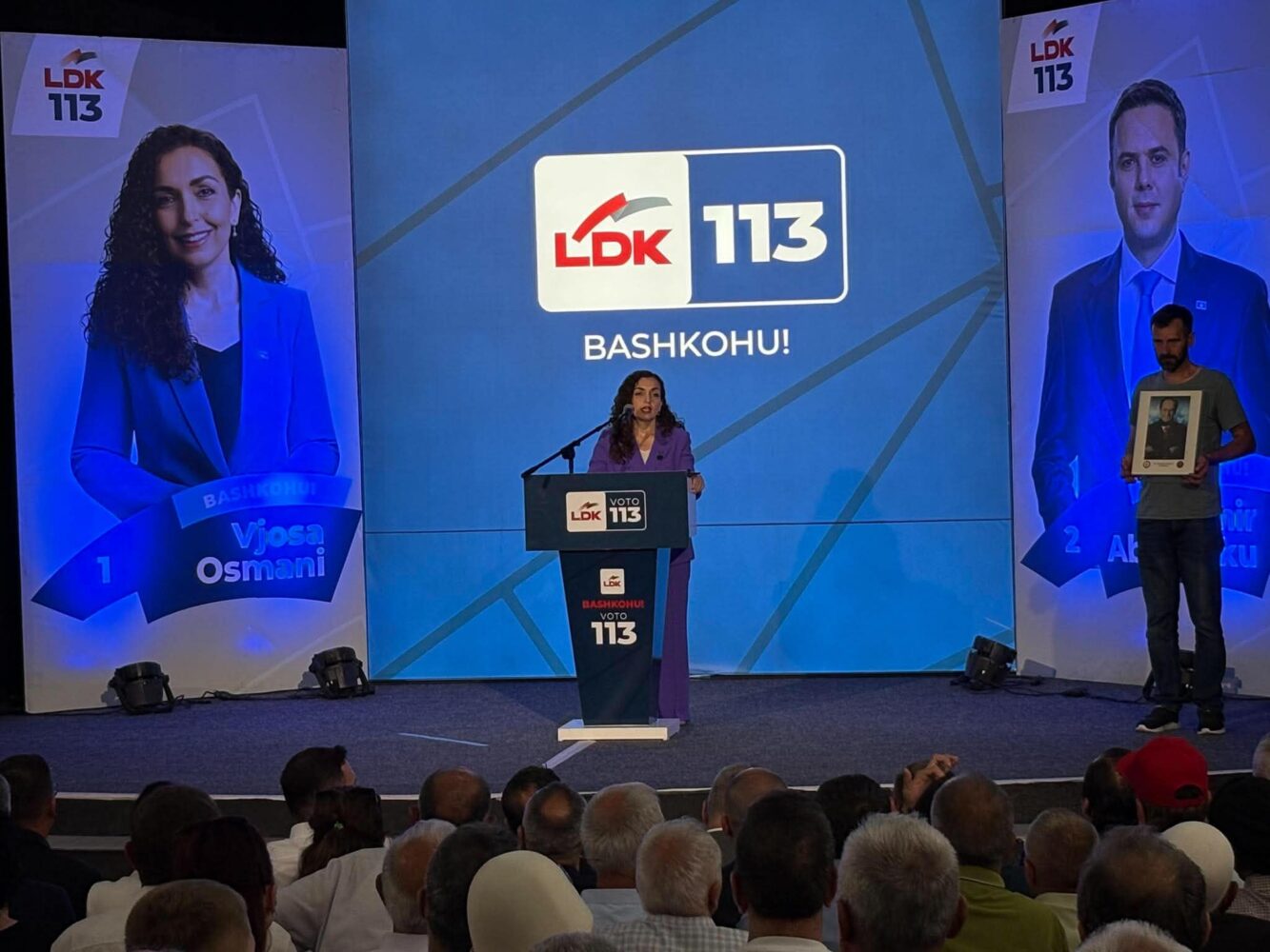 Osmani në Rahovec  Partneriteti me SHBA mbetet interes jetik për Kosovën