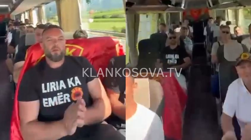 Mërgimtarët nisen nga Sllovenia drejt Kroacisë për protestën e UÇK së
