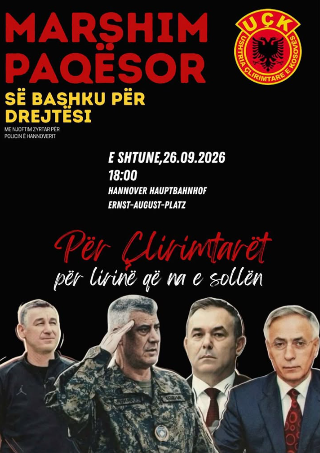  Për lirinë që na e sollën   edhe Hannoveri marshon për çlirimtarët