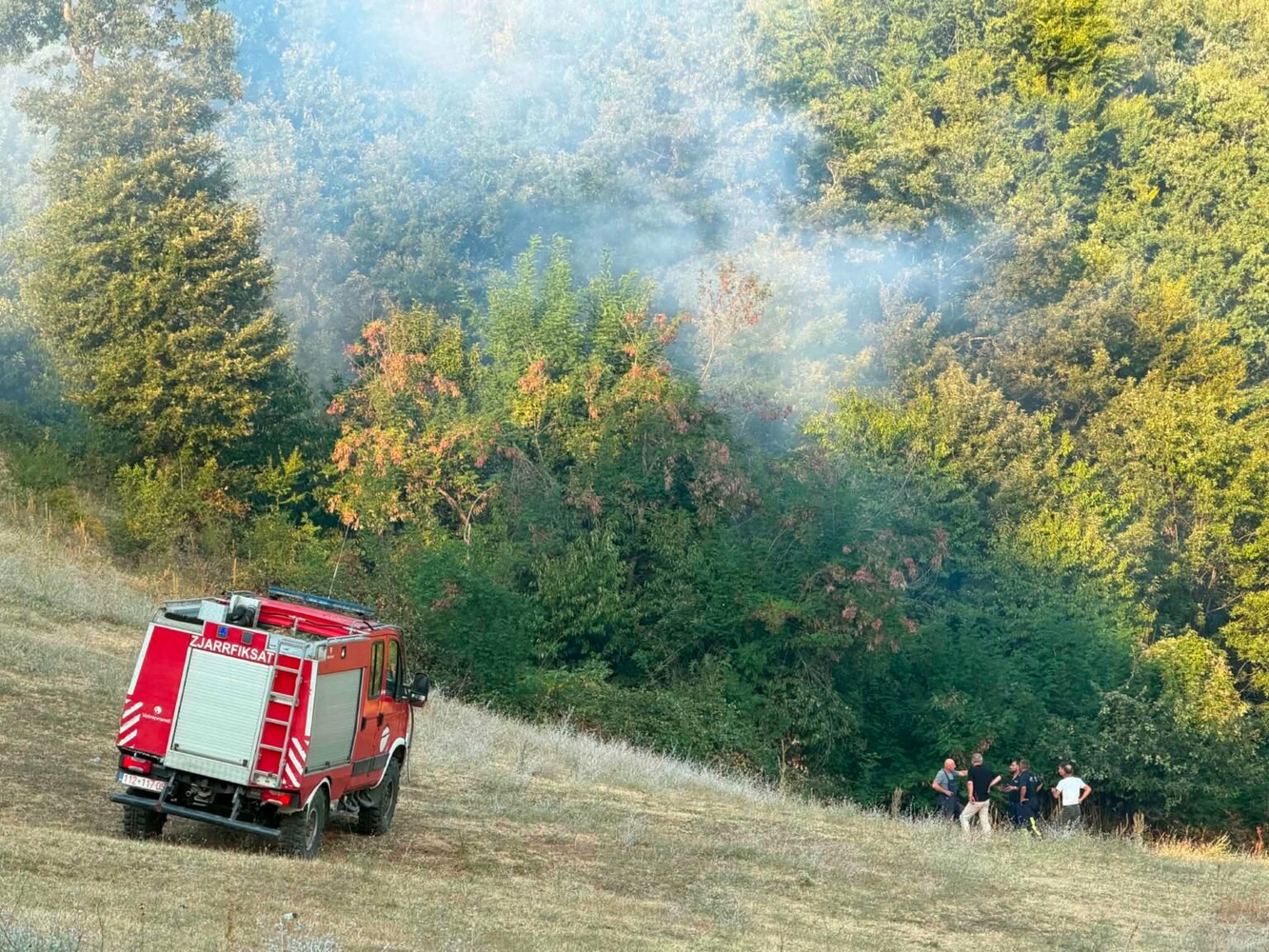 Zjarre masive në malet e Budakovës
