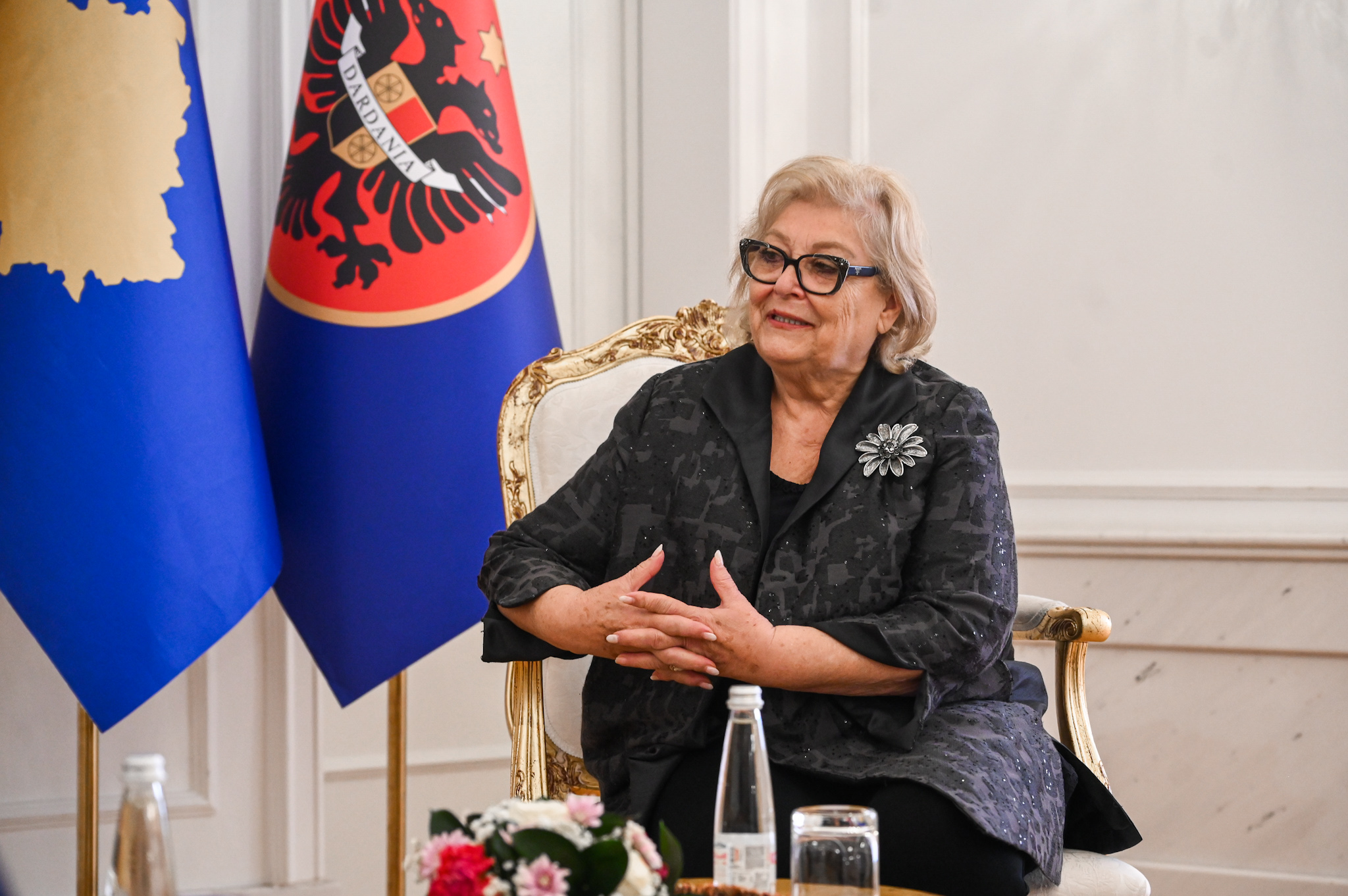 Presidentja Shiroka Pula merr pjesë në ceremoninë e 70-vjetorit të Revolucionit Hungarez